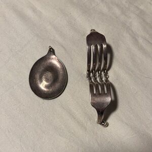 SPOON AND FORK repurposed jewelry bundle